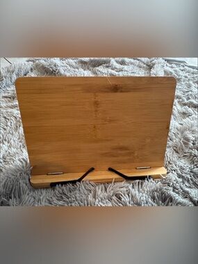 wishacc Bamboo Book Stand